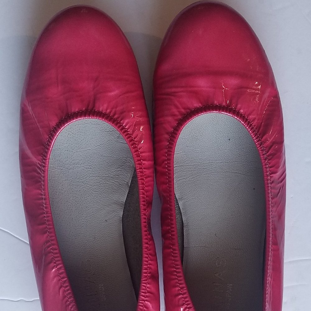 Sabrinas Made in Spain Pink Patent Leather Flats, Size Spain 38, US Size 7.5